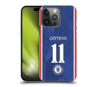 Head Case Designs Licenza Ufficiale Chelsea Football Club Jamie Gittens 2025/26 Giocatori Divisa Casa 2° Gruppo Custodia Cover Dura per Parte Posteriore Compatibile con Apple iPhone 14 PRO