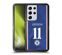 Head Case Designs Licenza Ufficiale Chelsea Football Club Jamie Gittens 2025/26 Giocatori Divisa Casa 2° Gruppo Custodia Antiurto Ultra Blindata Compatibile con Samsung Galaxy S21 Ultra 5G