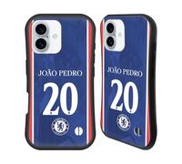 Head Case Designs Licenza Ufficiale Chelsea Football Club João Pedro 2025/26 Giocatori Divisa Casa 2° Gruppo Custodia Cover Ibrida Compatibile con Apple iPhone 16