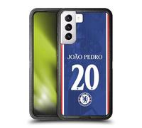 Head Case Designs Licenza Ufficiale Chelsea Football Club João Pedro 2025/26 Giocatori Divisa Casa 2° Gruppo Custodia Antiurto Ultra Blindata Compatibile con Samsung Galaxy S21+ 5G