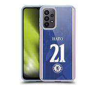 Head Case Designs Licenza Ufficiale Chelsea Football Club Jorrel Hato 2025/26 Giocatori Divisa Casa 1° Gruppo Custodia in Gel [Grado Militare] Compatibile con Samsung Galaxy A23 / 5G (2022)