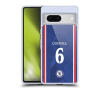 Head Case Designs Licenza Ufficiale Chelsea Football Club Levi Colwill 2025/26 Giocatori Home Kit Custodia in Gel [Protezione di Grado Militare] Compatibile con Google Pixel 7