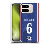 Head Case Designs Licenza Ufficiale Chelsea Football Club Levi Colwill 2025/26 Giocatori Home Kit Custodia Cover Dura per Parte Posteriore Compatibile con Google Pixel 9 PRO Fold