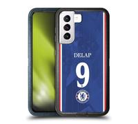 Head Case Designs Licenza Ufficiale Chelsea Football Club Liam Delap 2025/26 Giocatori Divisa Casa 2° Gruppo Custodia Antiurto Ultra Blindata Compatibile con Samsung Galaxy S21 5G