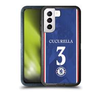Head Case Designs Licenza Ufficiale Chelsea Football Club Marc Cucurella 2025/26 Giocatori Divisa Casa 1° Gruppo Custodia Antiurto Ultra Blindata Compatibile con Samsung Galaxy S21 5G