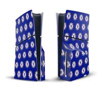 Head Case Designs Licenza Ufficiale Chelsea Football Club Modello Logo Arte Vinile Sticker Gaming Pelle Adesivo Compatibile con Sony Playstation 5 PS5 Slim Disc Edition Console