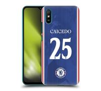 Head Case Designs Licenza Ufficiale Chelsea Football Club Moisés Caicedo 2025/26 Giocatori Home Kit Custodia Cover Dura per Parte Posteriore Compatibile con Xiaomi Redmi 9A / Redmi 9AT