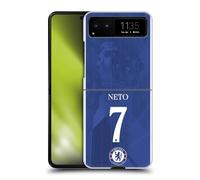 Head Case Designs Licenza Ufficiale Chelsea Football Club Pedro NETO 2025/26 Giocatori Home Kit Custodia Cover Dura per Parte Posteriore Compatibile con Motorola RAZR 40 / RAZR 2023
