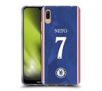 Head Case Designs Licenza Ufficiale Chelsea Football Club Pedro NETO 2025/26 Giocatori Home Kit Custodia in Gel [Protezione di Grado Militare] Compatibile con Huawei Y6 PRO (2019)