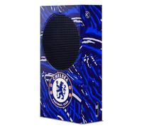 Head Case Designs Licenza Ufficiale Chelsea Football Club Pennello astratto Arte Console Da Gioco Wrap Compatibile con Xbox Series S Console