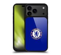 Head Case Designs Licenza Ufficiale Chelsea Football Club Pieno Blu Cresta Cover in Gel Rinforzata [Protezione di Grado Militare] Compatibile con Apple iPhone 17 PRO Max