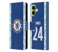 Head Case Designs Licenza Ufficiale Chelsea Football Club Reece James 2022/23 Giocatori Home Kit Custodia Portafoglio in Pelle Compatibile con Apple iPhone 17