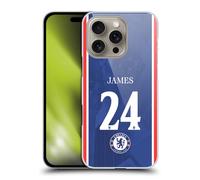Head Case Designs Licenza Ufficiale Chelsea Football Club Reece James 2025/26 Giocatori Divisa Casa 1° Gruppo Custodia Cover Dura per Parte Posteriore Compatibile con Apple iPhone 16 PRO