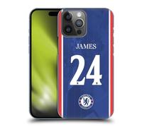 Head Case Designs Licenza Ufficiale Chelsea Football Club Reece James 2025/26 Giocatori Divisa Casa 1° Gruppo Custodia Cover Dura per Parte Posteriore Compatibile con Apple iPhone 14 PRO Max