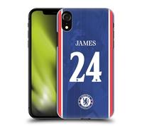 Head Case Designs Licenza Ufficiale Chelsea Football Club Reece James 2025/26 Giocatori Divisa Casa 1° Gruppo Custodia Cover Dura per Parte Posteriore Compatibile con Apple iPhone XR