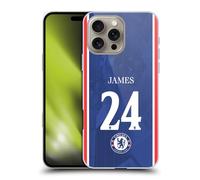 Head Case Designs Licenza Ufficiale Chelsea Football Club Reece James 2025/26 Giocatori Divisa Casa 1° Gruppo Custodia Cover Dura per Parte Posteriore Compatibile con Apple iPhone 16 PRO Max