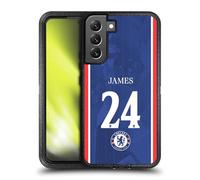 Head Case Designs Licenza Ufficiale Chelsea Football Club Reece James 2025/26 Giocatori Divisa Casa 1° Gruppo Custodia Antiurto Ultra Blindata Compatibile con Samsung Galaxy S22+ 5G