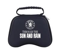 Head Case Designs Licenza Ufficiale Chelsea Football Club Sole e Pioggia Logo Grafico Custodia Rigida Da Viaggio Compatibile con PS5 DualSense & Xbox Controller