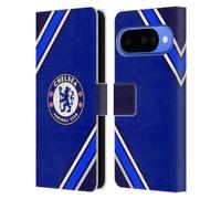 Head Case Designs Licenza Ufficiale Chelsea Football Club Strisce Cresta Custodia Portafoglio in Pelle Compatibile con Google Pixel 10