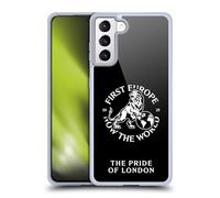 Head Case Designs Licenza Ufficiale Chelsea Football Club The Pride of London Campioni del Mondo 2025 Custodia in Gel [Grado Militare] Compatibile con Samsung Galaxy S21+ 5G E Compatibile con MagSafe