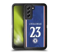 Head Case Designs Licenza Ufficiale Chelsea Football Club Trevoh Chalobah 2025/26 Giocatori Divisa Casa 1° Gruppo Custodia Antiurto Ultra Blindata Compatibile con Samsung Galaxy S21 Fe 5G