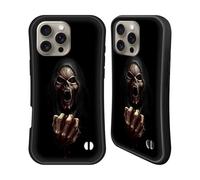 Head Case Designs Licenza Ufficiale Christos Karapanos Non Spezzarmi Il Cuore Horror Custodia Cover Ibrida Compatibile con Apple iPhone 16 PRO Max