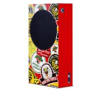 Head Case Designs Licenza Ufficiale Cobra Kai Logo Mischiati Iconico Console Da Gioco Wrap Compatibile con Xbox Series S Console