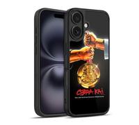 Head Case Designs Licenza Ufficiale Cobra Kai Medaglia d'oro Grafiche Cover in Gel Rinforzata [Protezione di Grado Militare] Compatibile con Apple iPhone 16