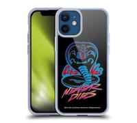Head Case Designs Licenza Ufficiale Cobra Kai Never Dies Logo Arte Chiave Custodia in Gel [Protezione di Grado Militare] Compatibile con Apple iPhone 12 Mini