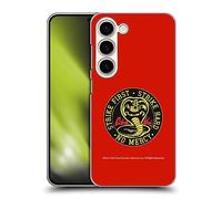 Head Case Designs Licenza Ufficiale Cobra Kai Strike Logo Grafiche Custodia Cover Dura per Parte Posteriore Compatibile con Samsung Galaxy S23 5G
