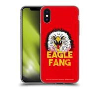 Head Case Designs Licenza Ufficiale Cobra Kai Team Eagle Fang Season 4 Key Art Custodia in Gel [Protezione di Grado Militare] Compatibile con Apple iPhone X/iPhone XS E Compatibile con MagSafe
