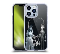 Head Case Designs Licenza Ufficiale Corpse Bride Tenendosi per Mano Arte Chiave Custodia in Gel [Protezione di Grado Militare] Compatibile con Apple iPhone 13 PRO E Compatibile con MagSafe