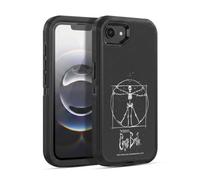 Head Case Designs Licenza Ufficiale Corpse Bride Vitruvian Skeleton Arte Chiave Custodia Antiurto Ultra Blindata compatibile con Apple iPhone 16e / iPhone 17e