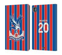 Head Case Designs Licenza Ufficiale Crystal Palace FC Adam Wharton 2025/26 Giocatori Home Kit Custodia Portafoglio in Pelle Compatibile con Apple iPad PRO 11 M4 2024