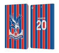 Head Case Designs Licenza Ufficiale Crystal Palace FC Adam Wharton 2025/26 Giocatori Home Kit Custodia Portafoglio in Pelle Compatibile con Apple iPad 10.2 2019/2020/2021