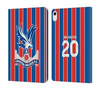 Head Case Designs Licenza Ufficiale Crystal Palace FC Adam Wharton 2025/26 Giocatori Home Kit Custodia Portafoglio in Pelle Compatibile con Apple iPad 10.9 2022/2025