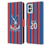 Head Case Designs Licenza Ufficiale Crystal Palace FC Adam Wharton 2025/26 Giocatori Home Kit Custodia Portafoglio in Pelle Compatibile con Motorola Moto G Power (2023)