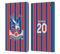Head Case Designs Licenza Ufficiale Crystal Palace FC Adam Wharton 2025/26 Giocatori Home Kit Custodia Portafoglio in Pelle Compatibile con Amazon Fire Max 11 2023