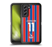 Head Case Designs Licenza Ufficiale Crystal Palace FC Brennan Johnson 2025/26 Giocatori Home Kit Custodia Antiurto Ultra Blindata Compatibile con Samsung Galaxy S21 Fe 5G