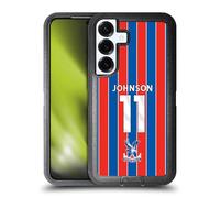 Head Case Designs Licenza Ufficiale Crystal Palace FC Brennan Johnson 2025/26 Giocatori Home Kit Custodia Antiurto Ultra Blindata Compatibile con Samsung Galaxy S25+