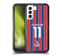 Head Case Designs Licenza Ufficiale Crystal Palace FC Brennan Johnson 2025/26 Giocatori Home Kit Custodia Antiurto Ultra Blindata Compatibile con Samsung Galaxy S21 5G