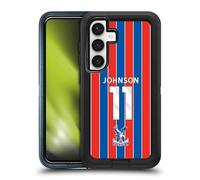 Head Case Designs Licenza Ufficiale Crystal Palace FC Brennan Johnson 2025/26 Giocatori Home Kit Custodia Antiurto Ultra Blindata Compatibile con Samsung Galaxy S24 5G