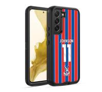 Head Case Designs Licenza Ufficiale Crystal Palace FC Brennan Johnson 2025/26 Giocatori Home Kit Custodia Antiurto Ultra Blindata Compatibile con Samsung Galaxy S22 5G