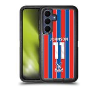 Head Case Designs Licenza Ufficiale Crystal Palace FC Brennan Johnson 2025/26 Giocatori Home Kit Custodia Antiurto Ultra Blindata Compatibile con Samsung Galaxy S25 Fe