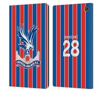 Head Case Designs Licenza Ufficiale Crystal Palace FC Cheick Doucouré 2025/26 Giocatori Home Kit Custodia Portafoglio in Pelle Compatibile con Amazon Fire Max 11 2023