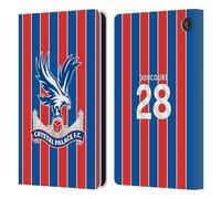 Head Case Designs Licenza Ufficiale Crystal Palace FC Cheick Doucouré 2025/26 Giocatori Home Kit Custodia Portafoglio in Pelle Compatibile con Amazon Fire 7 2022