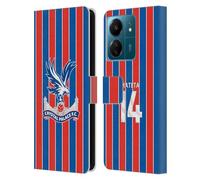 Head Case Designs Licenza Ufficiale Crystal Palace FC Jean-Philippe Mateta 2025/26 Giocatori Home Kit Custodia Portafoglio in Pelle Compatibile con Xiaomi Redmi 13C 4G