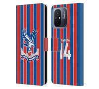 Head Case Designs Licenza Ufficiale Crystal Palace FC Jean-Philippe Mateta 2025/26 Giocatori Home Kit Custodia Portafoglio in Pelle Compatibile con Xiaomi Redmi 12C