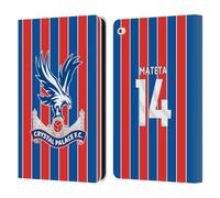 Head Case Designs Licenza Ufficiale Crystal Palace FC Jean-Philippe Mateta 2025/26 Giocatori Home Kit Custodia Portafoglio in Pelle Compatibile con Apple iPad Air 2 (2014)