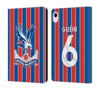 Head Case Designs Licenza Ufficiale Crystal Palace FC Marc Guéhi 2025/26 Giocatori Home Kit Custodia Portafoglio in Pelle Compatibile con Apple iPad Mini (2021/2024)